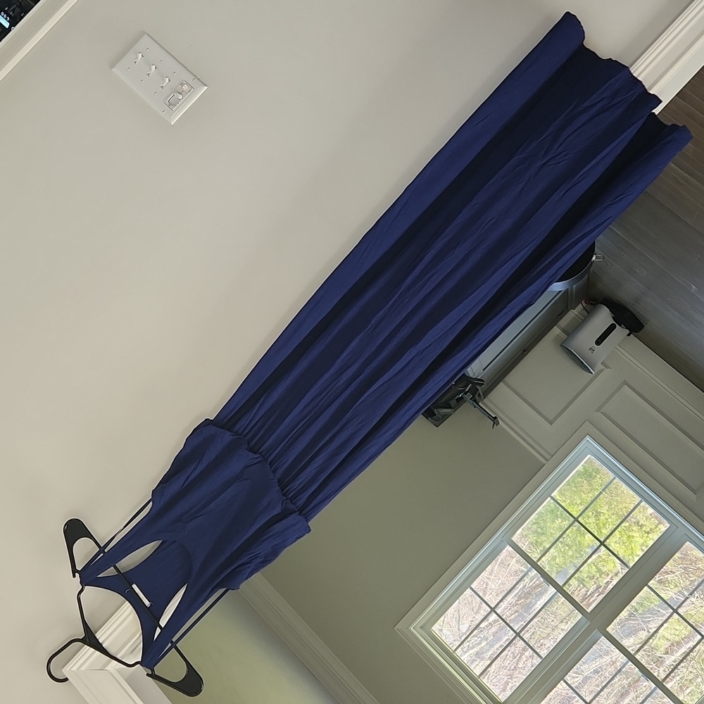 Navy blue maxi dress, size small, by Lush